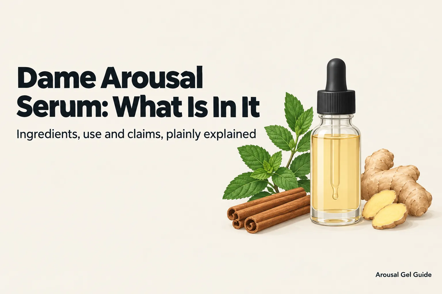 Dame Arousal Serum Explained: What It Contains and How to Use It